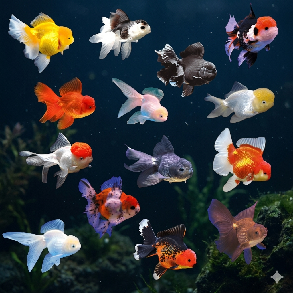 Premium Oranda Goldfish Live Fish Freshwater Aquarium 2.5-3 Inch | eBay