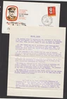 AUSTRALIA FDC 1965 SIR JOHN MONASH ADDRESSED WITH TYPED INSERT