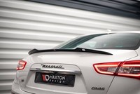 Maxton Design Heckspoiler Lippe Passend FüR Maserati Ghibli Modena Mk3 FL Schwar