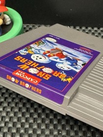 Snow Brothers - CART & MANUAL  (NES Nintendo, 1991) - Authentic - Super Clean!