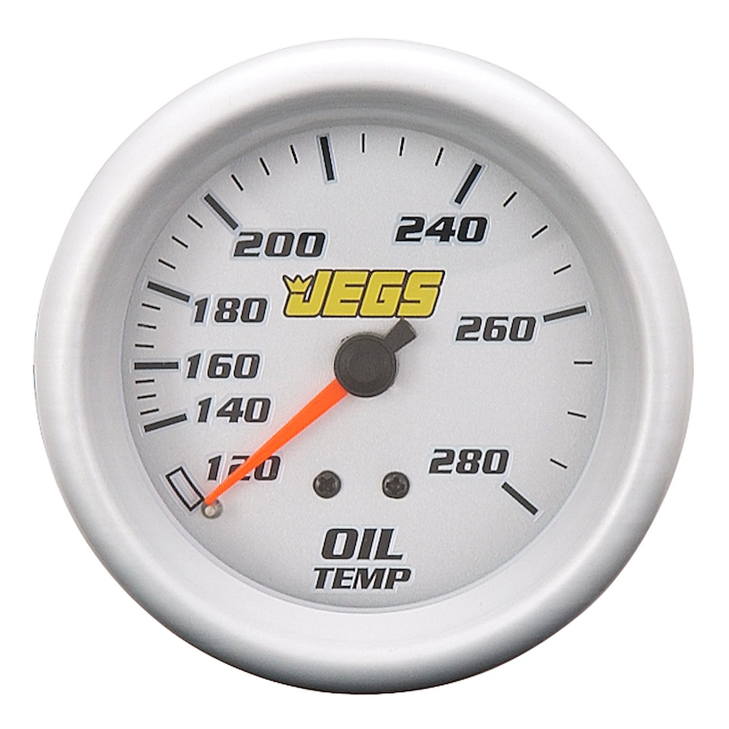 JEGS 41222 2-5/8" Mechanical Oil Temperature Gauge
