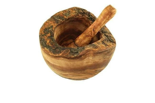 Olivenholz-erleben Rustic Olive Wood Mortar and Pestle
Opens in a new window or tab