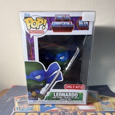 Funko POP  Television Turtles of Grayskull Leonardo 1635 Vinyl Figure Exclusive