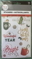 Happy Planner Stickers 66 pcs Multicolor Christmas Holiday NEW SEALED