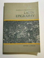 Arthur Gordon | Latin Epigraphy | 1983 paperback