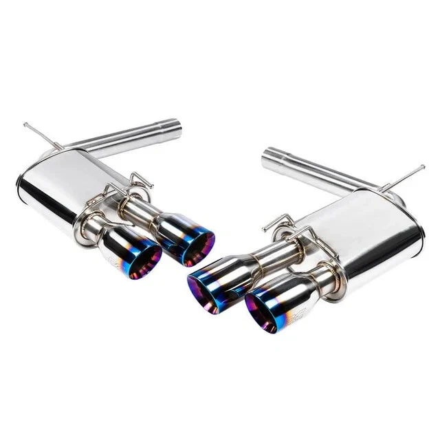 DC SPORTS BURNT TIP CAT BACK QUAD EXIT EXHAUST SYSTEM FOR 18-21 HONDA ACCORD Foto 3 de 4