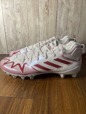 NEW Adidas Football Cleats White Red Freak 22 Team 3 Stripes  display picture 2