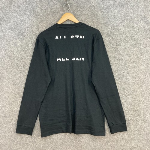 Adidas Shirt Mens Small Loose Long Sleeve Crew neck Cotton ALL SZN Tee 24007 - Picture 8 of 9