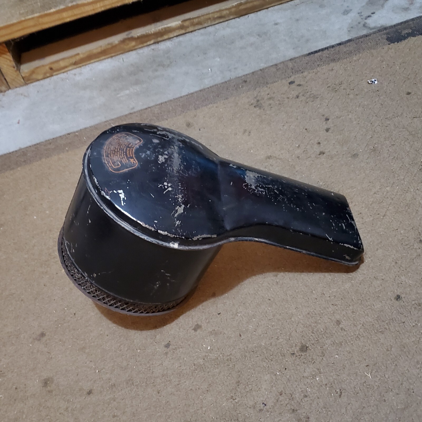 VINTAGE OIL BATH AIR CLEANER Carburetor Chevy Pickup Truck 1955 ?? Used