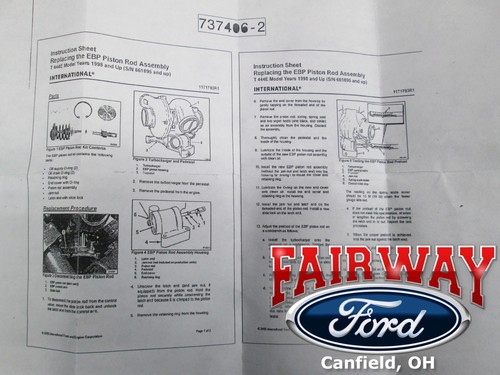 99 thru 03 OEM Ford F250 F350 F450 7.3 Diesel Exhaust Back Pressure EBP Seal Kit - Picture 9 of 12