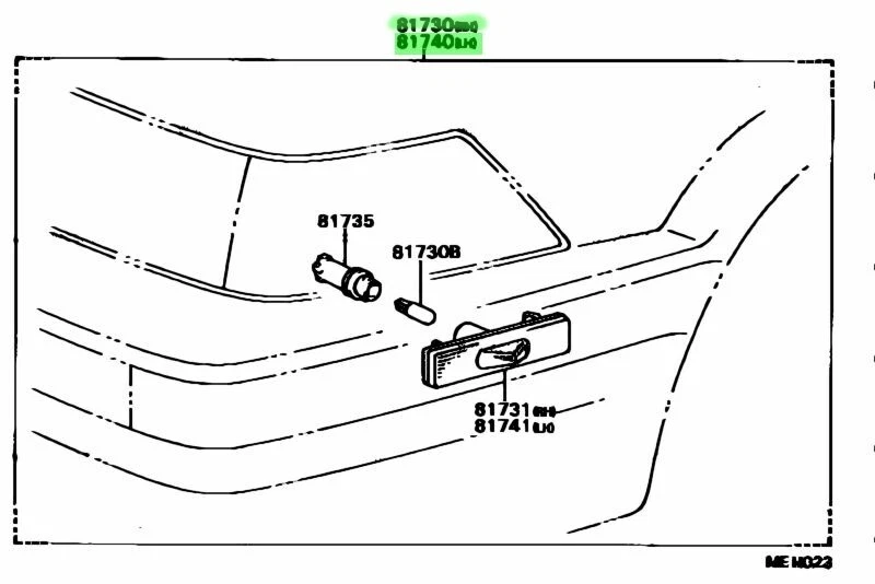 原始设备制造商 丰田 Celica Corona A70 SUPRA 右握 LH 套装 灯 ASSY 侧旋转信号 全新 — 第 3/4 张图片