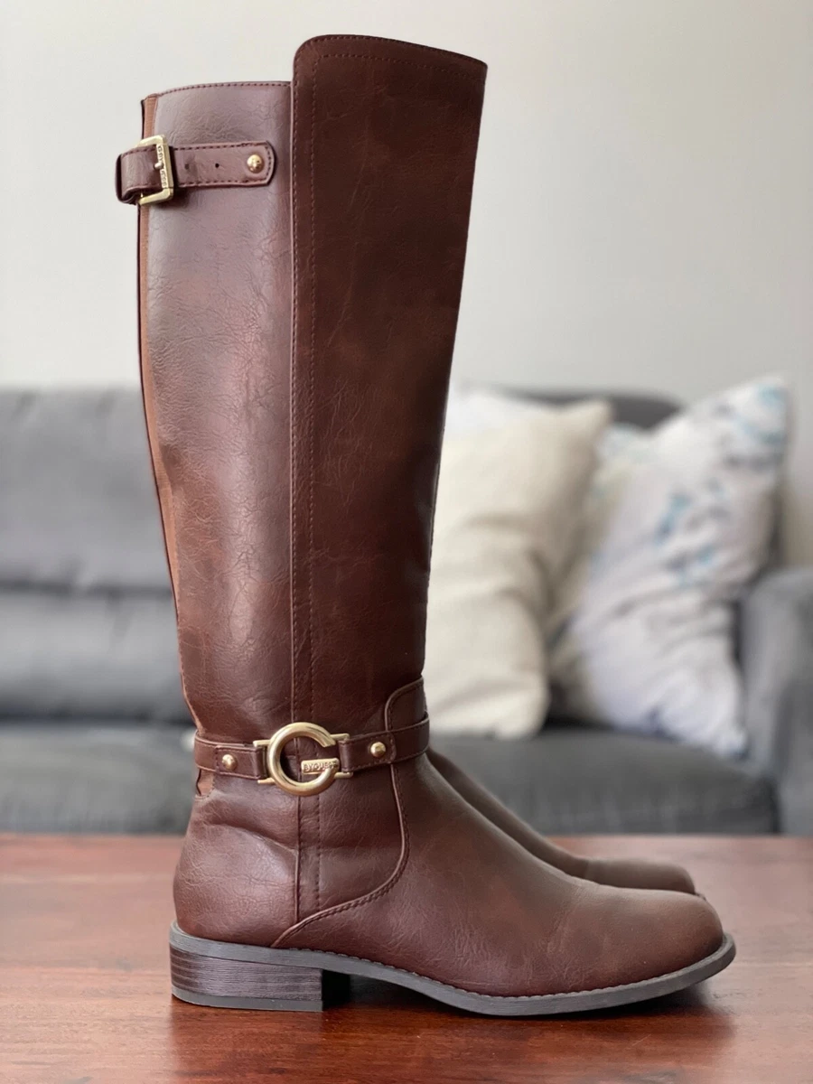 Guess Women s G by Guess Hustle Boots in Dark Brown Size 9US eBay