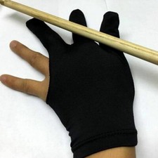 1pc 3 Fingers Billiard Cue Pool Gloves Left Hand Snooker Nylon Accessories