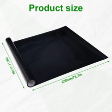 Fish Tank Background Static Cling Black Fish Tank Backdrop Aquarium Poster Aquar