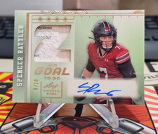  Spencer Rattler 2024 Trinity Laundry Tag Patch 2nd And Goal To GO  #5/10 AUTO 