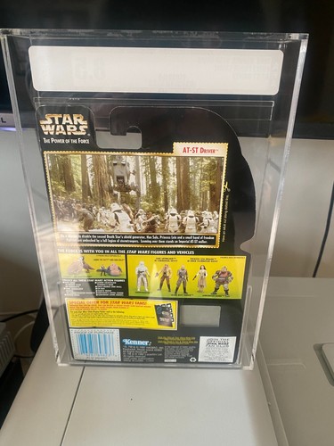 1998 Star Wars Kenner POTF2 Freeze-frame AT-ST Driver AFA85 - Picture 2 of 3