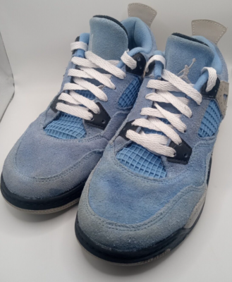 Nike Air Jordan 4 Retro University Blue Black Size 1.5Y  display picture 2