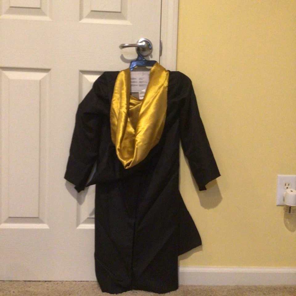 Disfraz Harry Potter Hogwarts Licesned Clásico Niño Bata Dorado M (7-8) Disfraz Foto 2 de 4