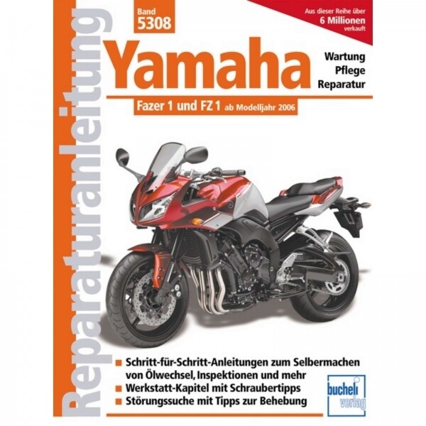 Thumbnail - Yamaha Fz1/fz1 Fazer (2006-2010) Reparaturanleitung Bucheli Verlag