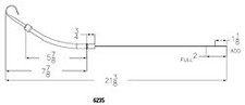 Oil Dipstick  Mr. Gasket  6235