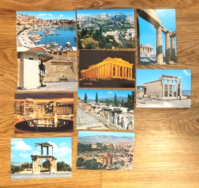 Vintage Postcards from Greece - Unposted - Lot of 10