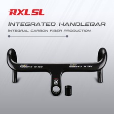 Carbon Road Bike Handlebar Stem Integrated 31.8/28.6mm Bicycle Drop Handlebars