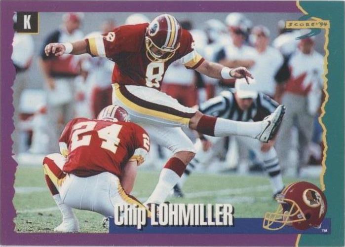 1994 Score Chip Lohmiller #261 - 1 of 2