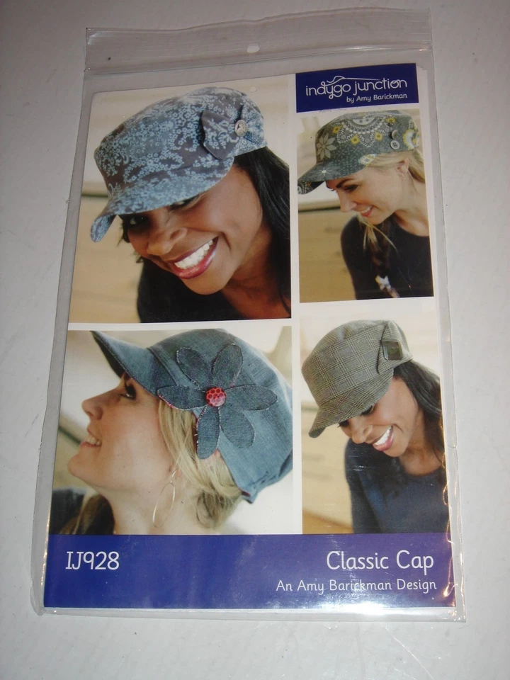 CLASSIC CAP HAT Fabriflair Sewing Pattern IJ928 Indygo Junction Essentials NEW - Image 2 of 4