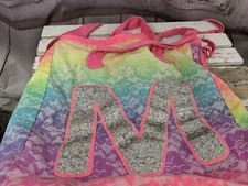 Justice monogram M big tote exercise gym gymnastics