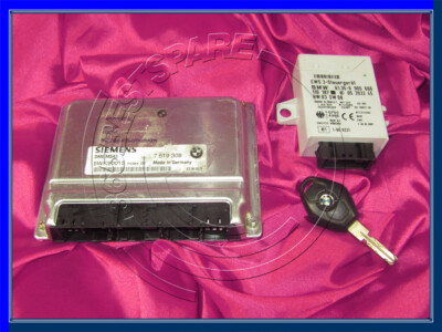 BMW 3 5 X5er E46 E39 E53 2.5i M54 MOTORSTEUERGERÄT KIT EINHEIT DME MS43 EWS3 SCHLÜSSEL