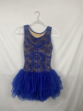 Dance Costume Curtain Call Medium Adult Blue Jazz Tap Broadway Musical