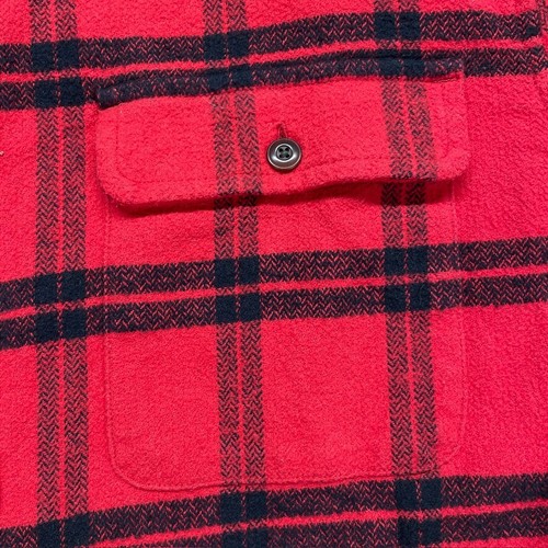 Lucky Brand Hemd Herren Medium Rot Samstag Stretch Karo Flanell Preppy Freizeit - Bild 5 von 16