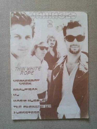 UNHINGED MAGAZINE #2 (Nov 1988) MU, Thin White Rope, Music Fanzine 