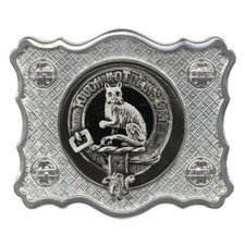 Art Pewter MacGillivray Clan Crest Belt Buckle-C59B Scottish