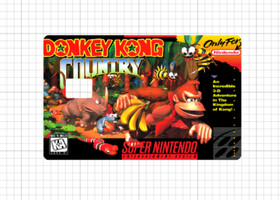 Nintendo SNES ATM Credit Debit Card Skin Super Mario Kong Trigger NES Sticker US