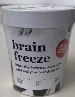 Brain Freeze Card Party Game AFTER DARK EDITION - BRAND NEW SEALED!!!
