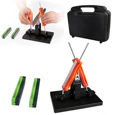 Fixed Angle Sharpener Double-Sided Sharpening Tools Kit Kitchen Grindstone Tool