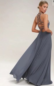 lulus blue maxi dress