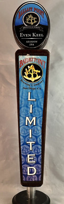 Ballast Point Brewing EVAN KEEL IPA Wood Craft Draft Beer 15.5'' Tap Handle