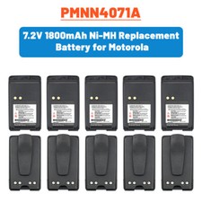 10pc PMNN4071 PMNN4071A Battery for Motorola Bearcom BC130 MagOne BPR40 A8 Radio