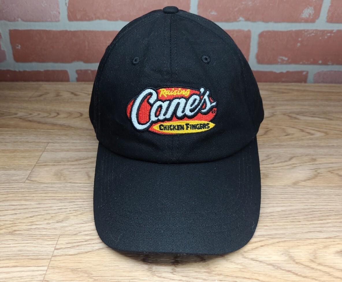 Raising Cane's Hat Chicken Fingers Cap Employee Logo… Gem