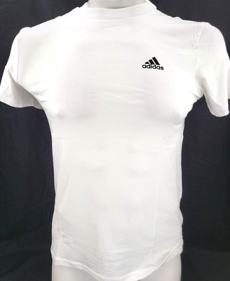 NEW South Dakota USD Coyotes White Adidas Must-Have 3-Stripe SS T-Shirt Men's XL
