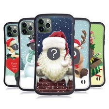 PERSONALISIERTE INDIVIDUELLE WEIHNACHTEN HYBRID HUELLE FÜR APPLE iPHONES HANDYS