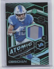 2018 Panini Obsidian #AM-23 Golden Tate Atomic Material Green #01/25
