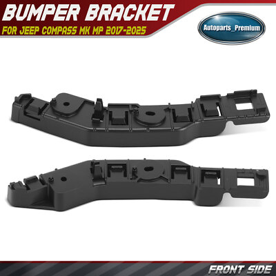 Front Driver & Passenger Plastic Bumper Bracket for Jeep Compass MK MP 2017-2025