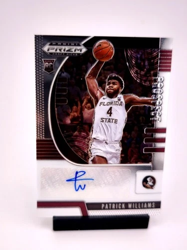 Patrick Williams RC AUTO 2020 Panini Prizm Draft Picks Florida State Basketball