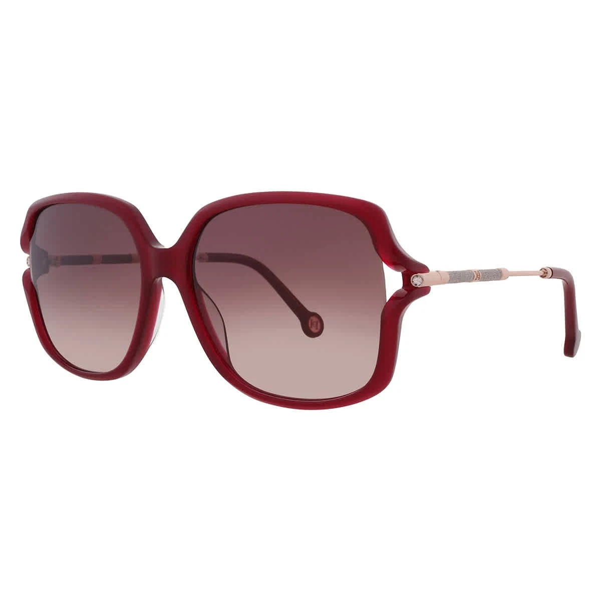 Carolina Herrera Sunglasses SHE 687 0G73‎ Shiny Brown / Gradient Brown 54 mm Carolina Herrera Women main image 3