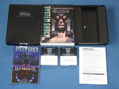 System Shock   PC Spiel Big Box 3,5  Disketten MS-DOS 1994 Sammler!