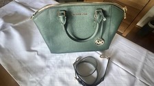 Michael Kors Leder Henkeltasche Grün, Reißv...