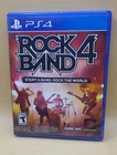 Rock Band 4 (Sony PlayStation 4, 2015) PS4 No Insert "TESTED & WORKS" Great Cond